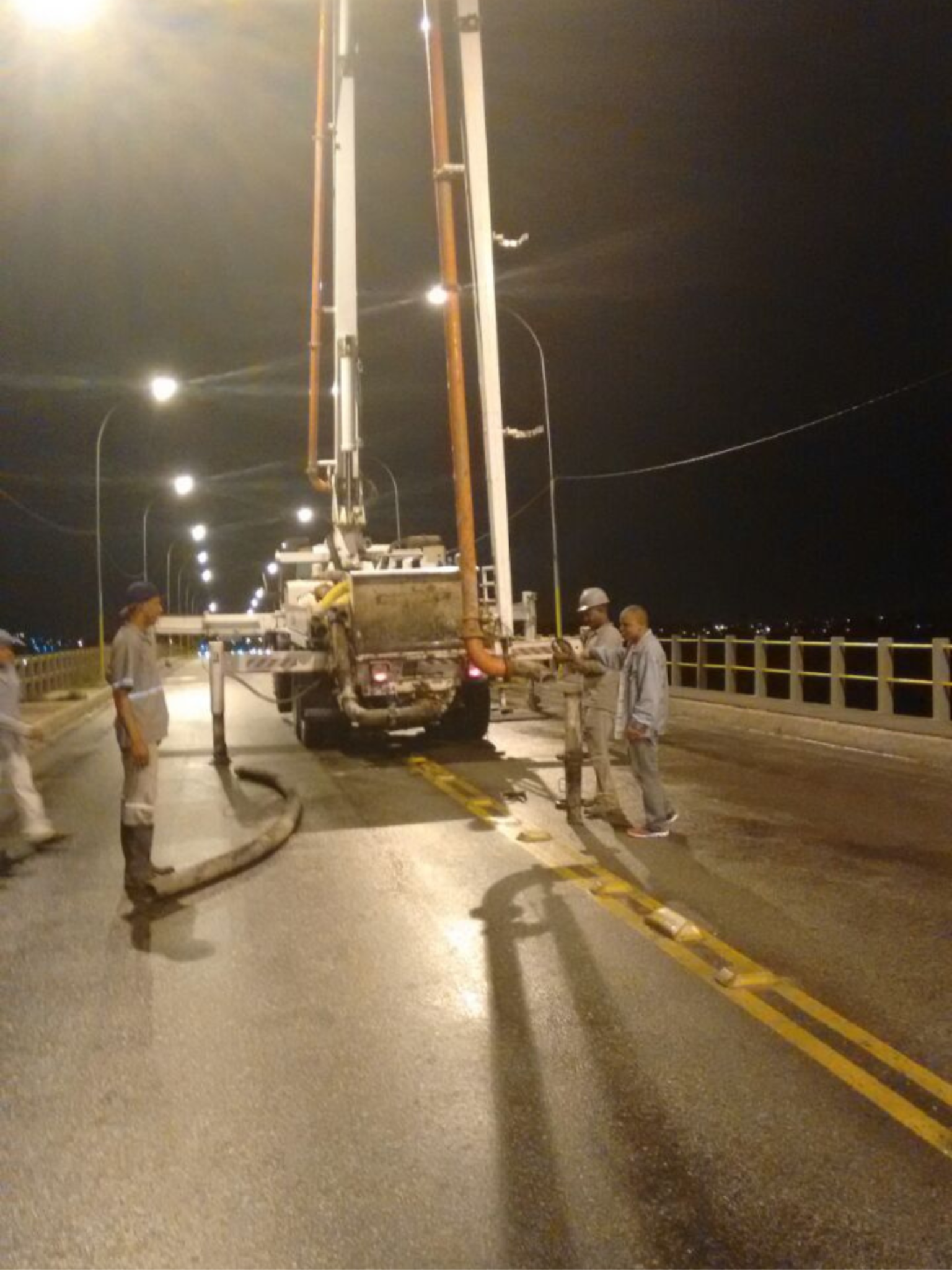 manutenção em ponte
